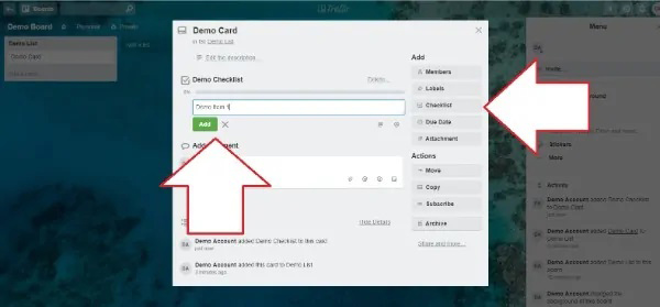 چکلیستهایی برای کارتهای ترلوی شما