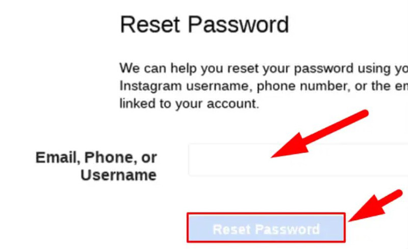 بازیابی رمز اینستاگرام با شماره موبایل - بازیابی رمز عبور در سایت اینستاگرام 