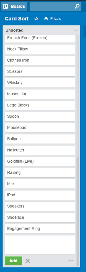 ۵. متن را جایگذاری کنید - ترلو