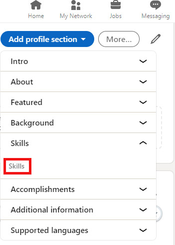 نحوهی افزودن مهارتها به نمایه لینکدین- Endorse در لینکدین