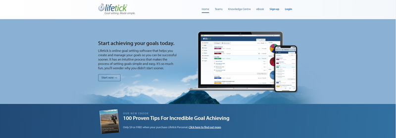 شکل ۱. صفحه اصلی لایف تیک