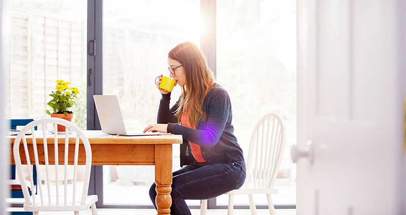 در ساعات دورکاری لباس مناسب بپوشید