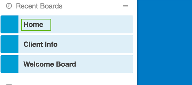 ایجاد کارت با ایمیل در ترلو - صفحه مورد نظر