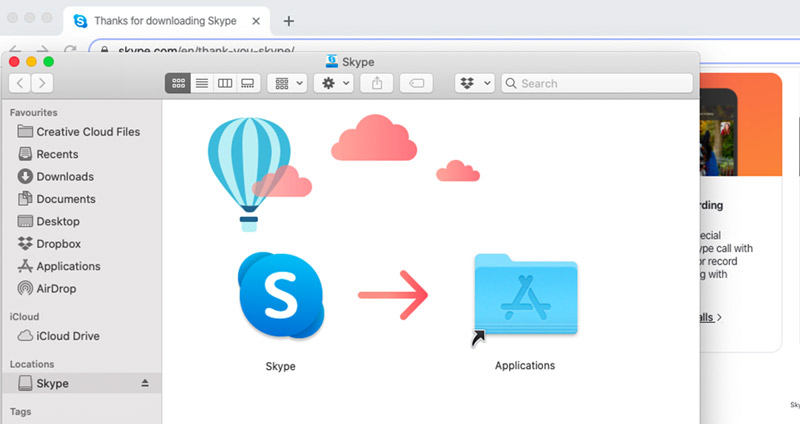 مرحله‌ی ۲: Skype را روی کامپیوتر خود نصب کنید (برای ویندوز)