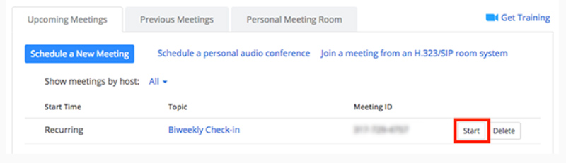 نحوهی شروع جلسه زوم zoom