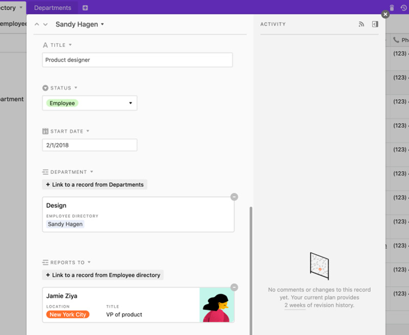 سوابق- Airtable