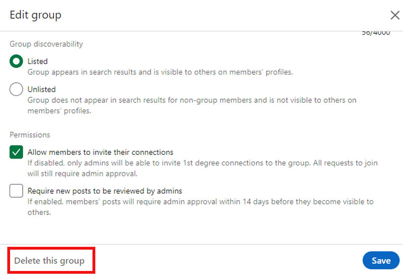 نحوهی بستن یک گروه در لینکدین- ساخت گروه در لینکدین