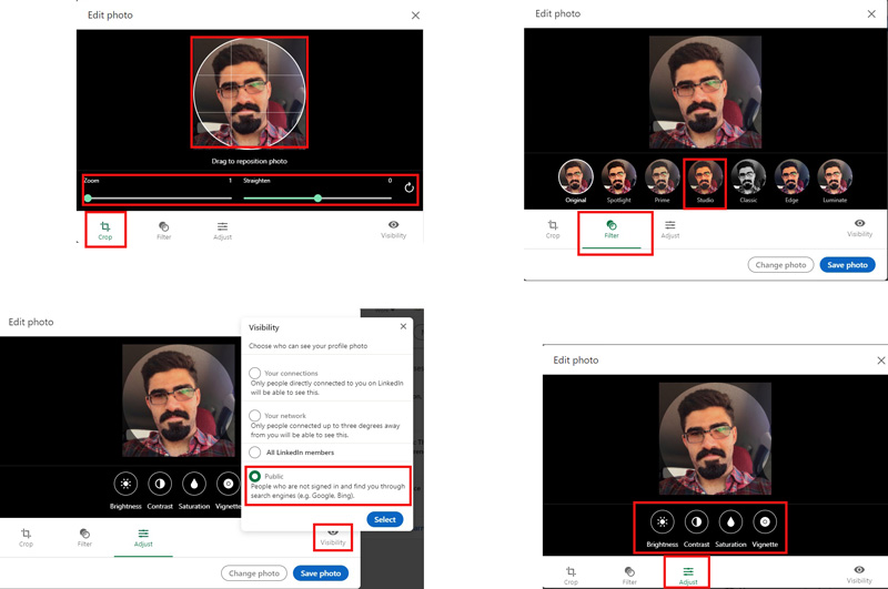 نحوه عکس گذاشتن در پروفایل لینکدین- ساخت پروفایل لینکدین