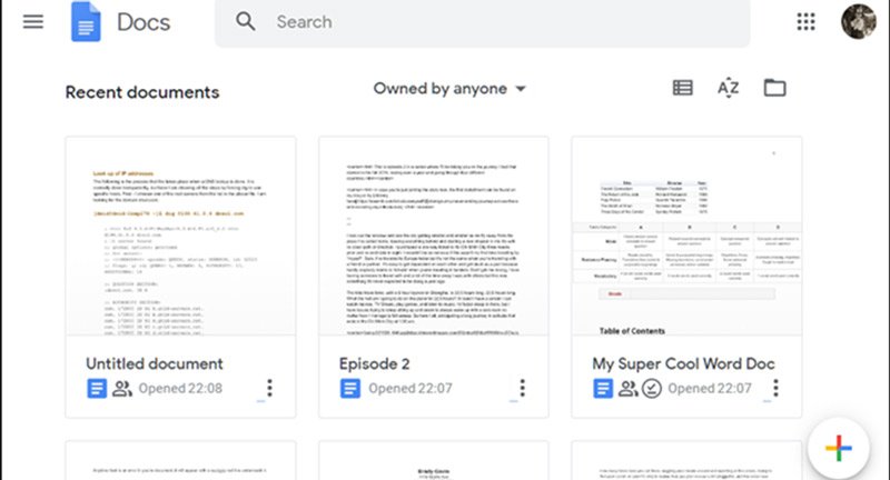 نحوهی وارد کردن سند Microsoft Word- گوگل داکس