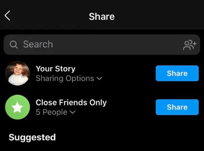 آموزش انتشار استوری اینستا برای لیست دوستان نزدیک