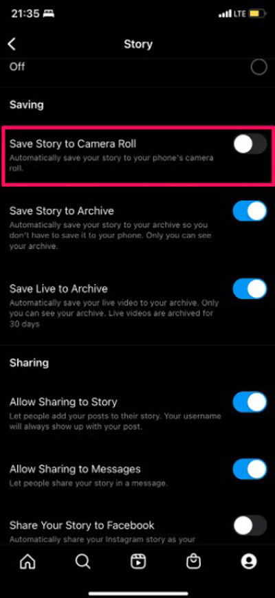 استوری اینستا - آموزش دانلود استوری خود در اینستا