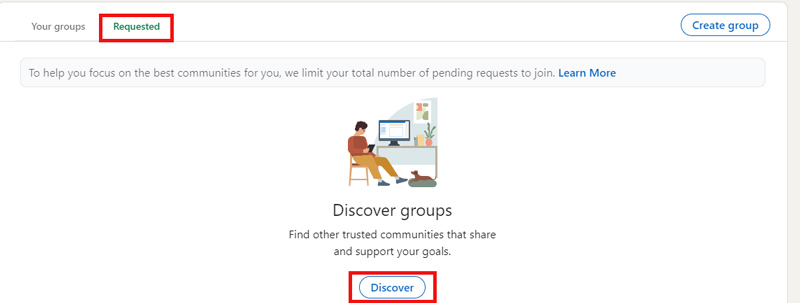 نحوهی یافتن گروه در لینکدین و پیوستن به آن- ساخت گروه در لینکدین