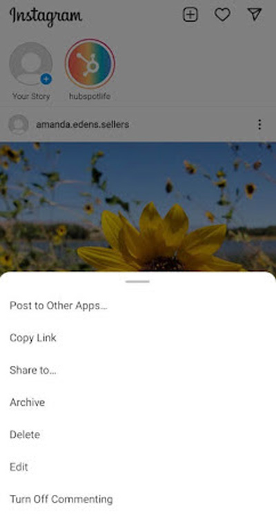 سایز پست اینستا - ویرایش پست