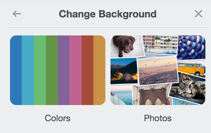 صفحهی پیشزمینهی ترلو و استیکرها
