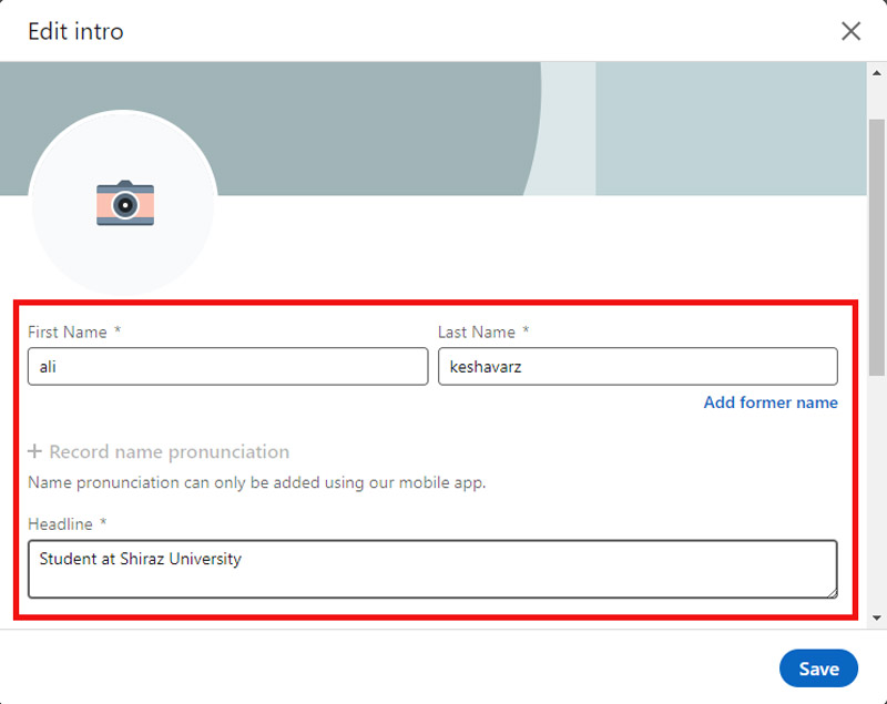 نحوه‌ی ساخت پروفایل لینکدین و تکمیل آن