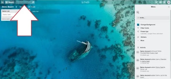 جستوجو در بورد ترلو