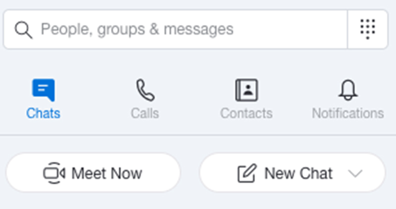 ۱. هم‌اکنون ملاقات کنید (Meet Now)- اسکایپ
