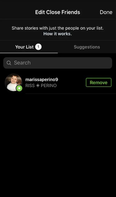 آموزش استفاده از ویژگی فهرست دوستان صمیمی در استوری اینستاگرام