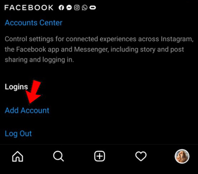 ساخت حساب اینستاگرام - مراحل ساخت حساب کاربری دوم در اینستاگرام