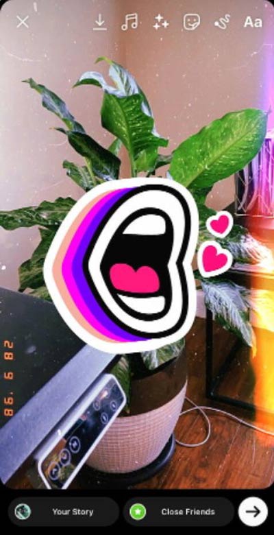 ذخیره استوری اینستا - برای یافتن استیکرهای جدید و منحصربهفرد، هر روز آنها را بررسی کنید