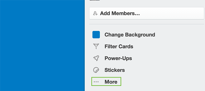 ایجاد کارت با ایمیل در ترلو - قسمت بیشتر
