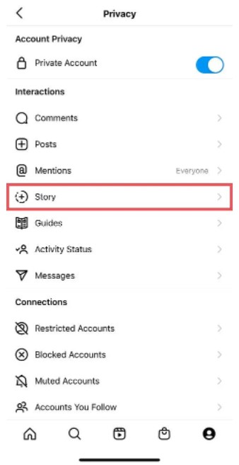 بازدید استوری اینستا - به بازدیدکنندگان اجازه دهید که استوری شما را به اشتراک بگذارند