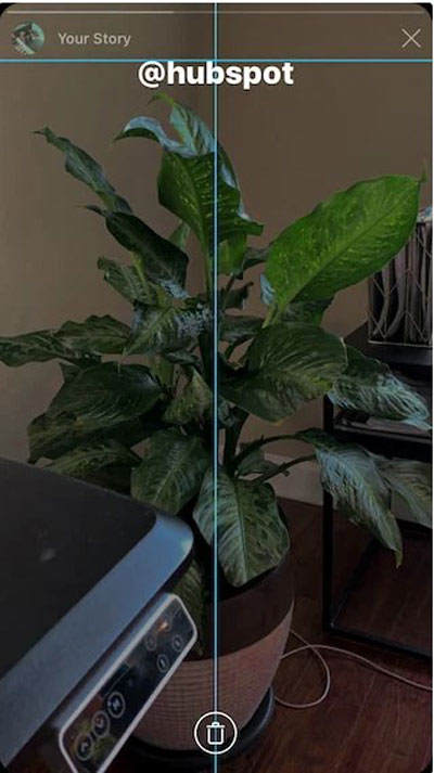 استوری اینستا - متن و استیکرها را در یک راستا قرار دهید