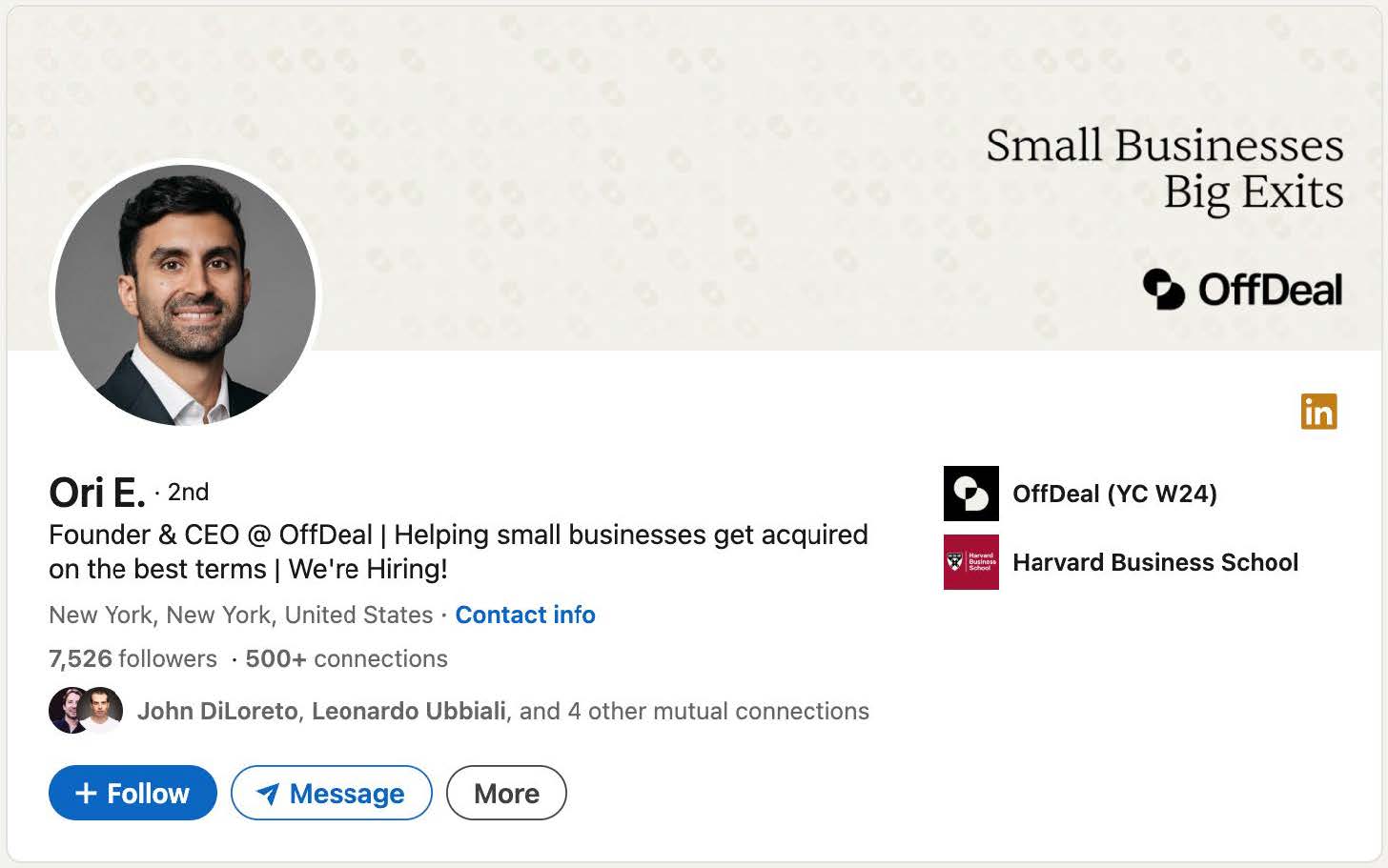 linkedin profile headline